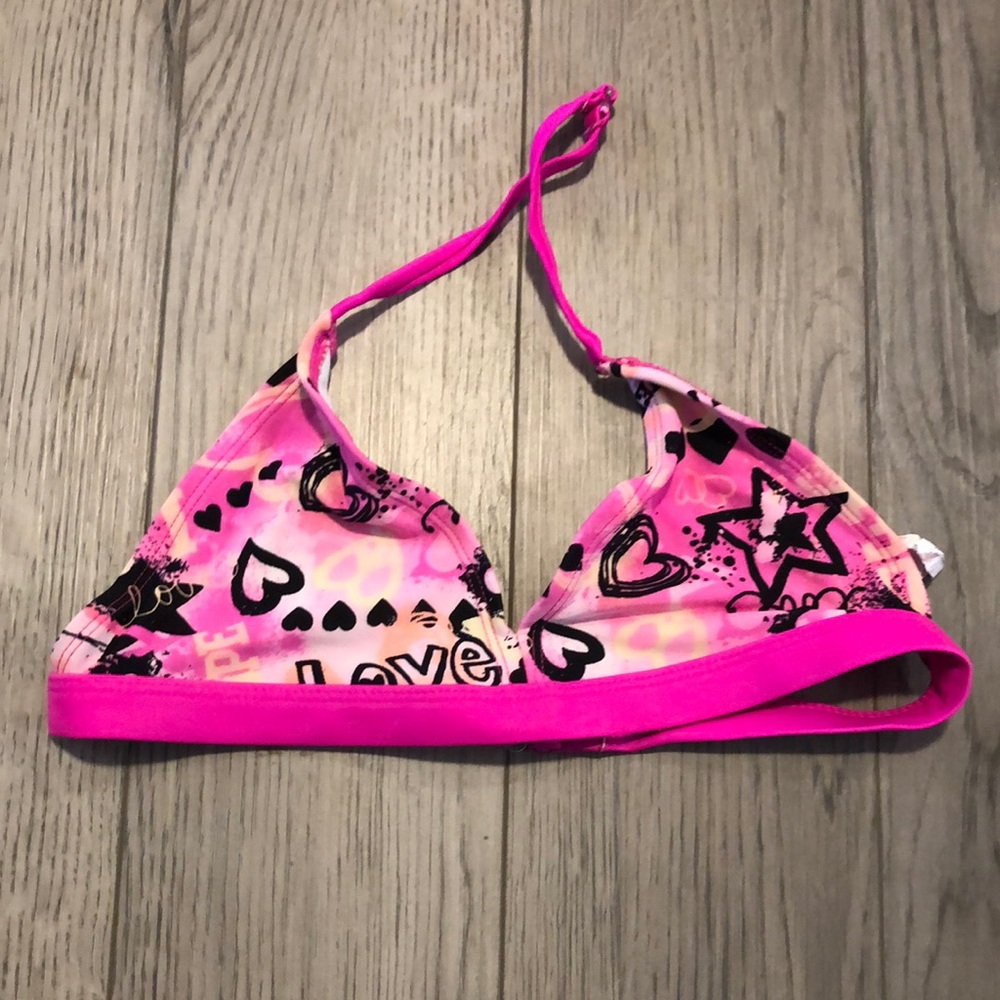 Girl size L large Bikini top in good used condition